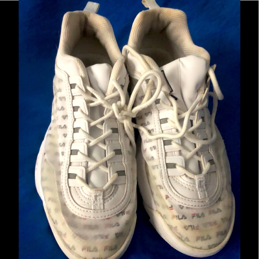 Fila All White Tennis Shoes